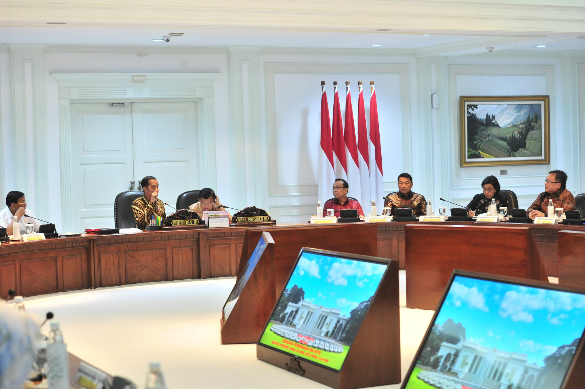 Bahas Pemindahan Ibu kota Negara, Presiden Jokowi: Kita Harus Berpikir Visioner Jangka Panjang