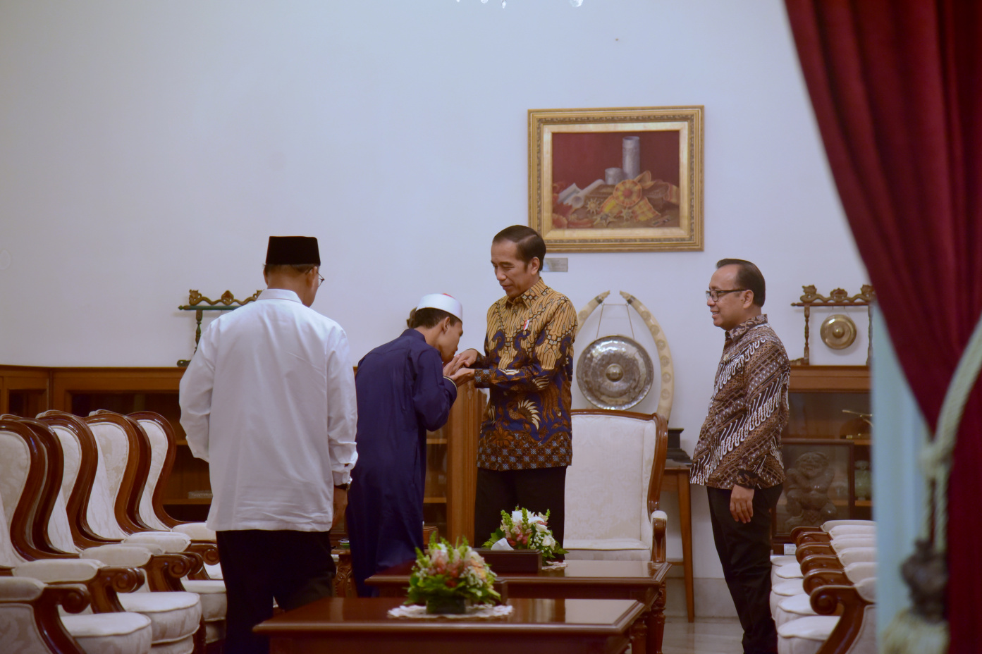DIterima Presiden Jokowi, Juara I MTQ Internasional Mengaku Terharu, Sedih Campur Bahagia