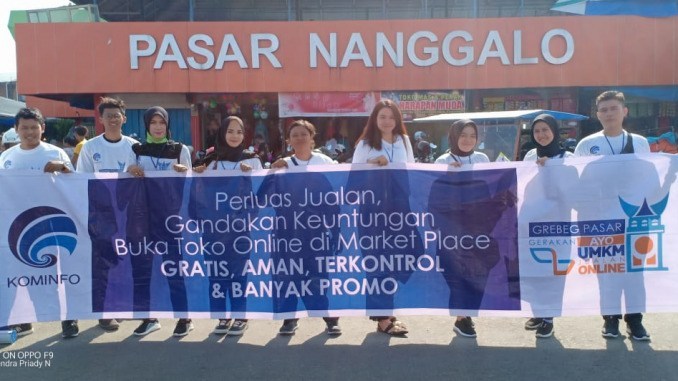 Grebeg Pasar Ayo UMKM Go Online Padang Targetkan 2 Ribu Pedangan Onboard