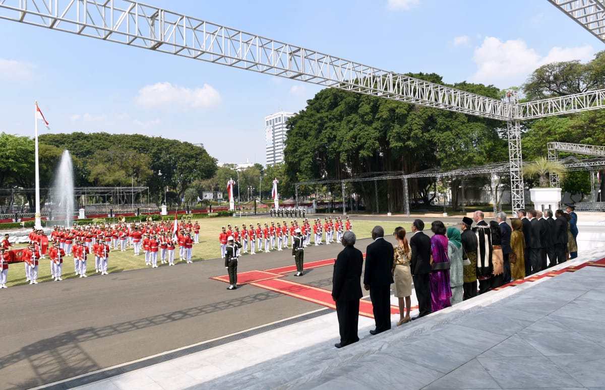 Presiden Jokowi Terima Surat Kepercayaan 12 Duta Besar Negara Sahabat