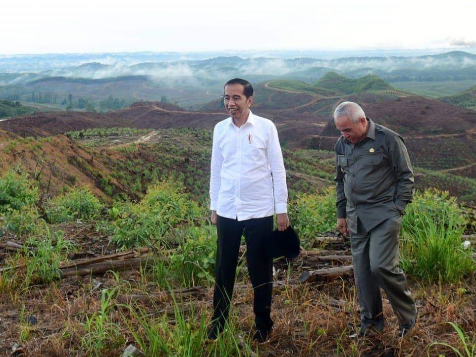 Tinjau Lokasi Ibu Kota Baru, Jokowi Ingin Membuat Kebun Bibit 100 Hektare