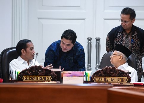 Erick Thohir Sebut Jokowi Gila Kerja, Ratas 30 Kali dalam Empat Bulan