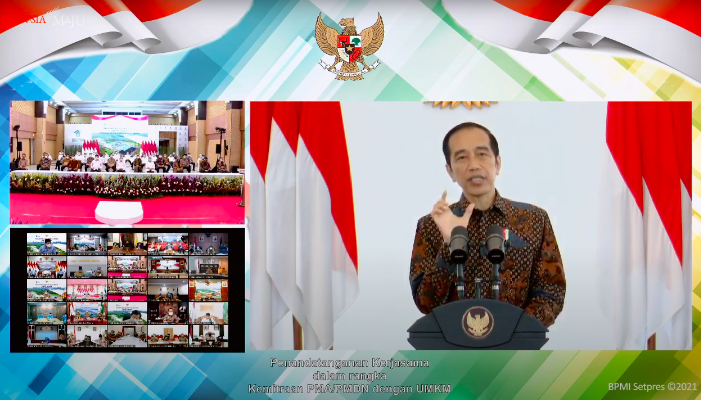 Presiden Harap UMKM Naik Kelas Melalui Kemitraan dengan Usaha Besar