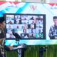Presiden Jokowi memberikan sambutan secara virtual pada Pembukaan Rapat Koordinasi Nasional III KAHMI Tahun 2021 dari Istana Kepresidenan Bogor, Jawa Barat, Jumat (15/01/2021). (Foto: Biro Pers Setpres/Muchlis Jr)