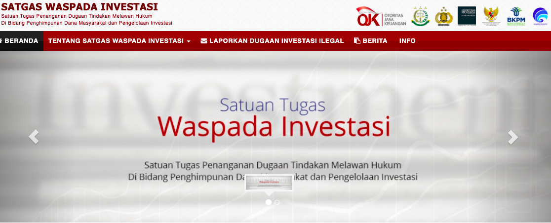 Satgas Waspada Investasi Temukan 133 Fintech P2P Lending Ilegal