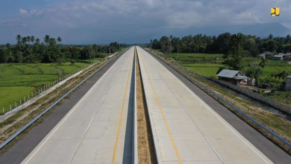 Jalan Tol Banda Aceh-Sigli Seksi 3 Sepanjang 16 Kilometer Siap Dioperasikan