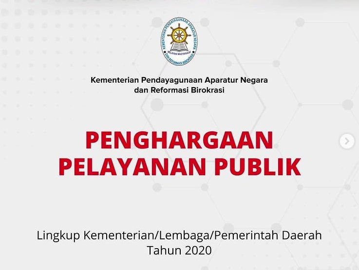 Termasuk Setkab, Inilah Daftar K/L dan Pemda Peraih Penghargaan Publik dari Kementerian PANRB