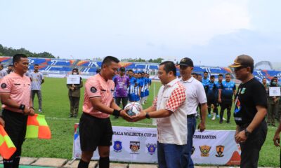 Kompetisi Sepak Bola Antar Satpol PP se-Banten, Ini Pesan Wali Kota Arief R Wismansyah