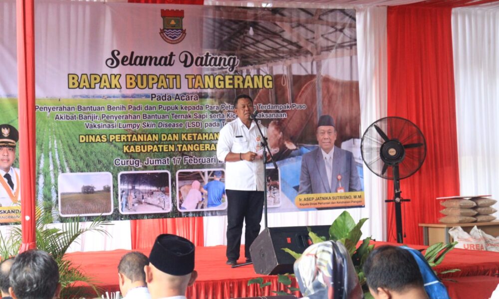 Kepala Dinas Pertanian dan Ketahanan Pangan (DPKP) Kabupaten Tangerang, Asep Jatnika