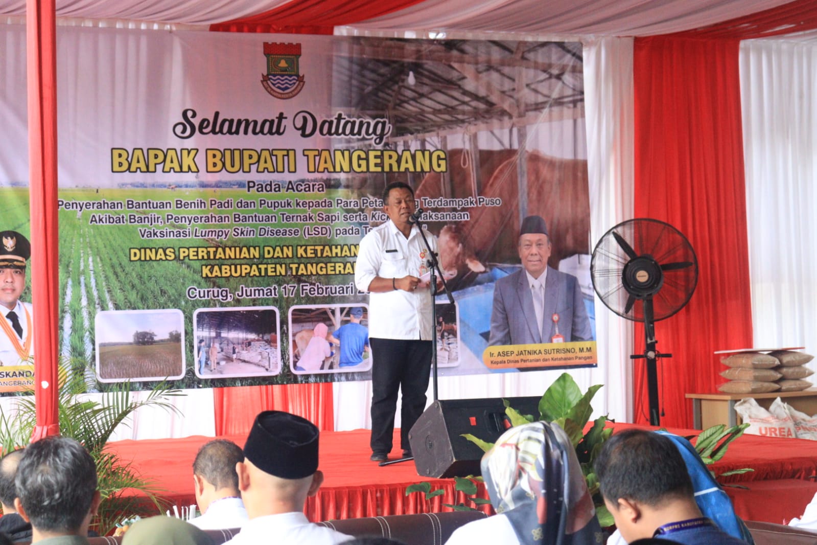 Kepala Dinas Pertanian dan Ketahanan Pangan (DPKP) Kabupaten Tangerang, Asep Jatnika