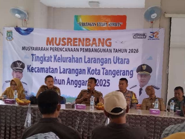 Musrenbang Kelurahan Larangan Utara Fokus Normalisasi Kali Cantiga